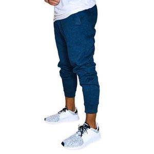 DIVIDED H&M Navy Blue Heathered Jogger Sweatpants